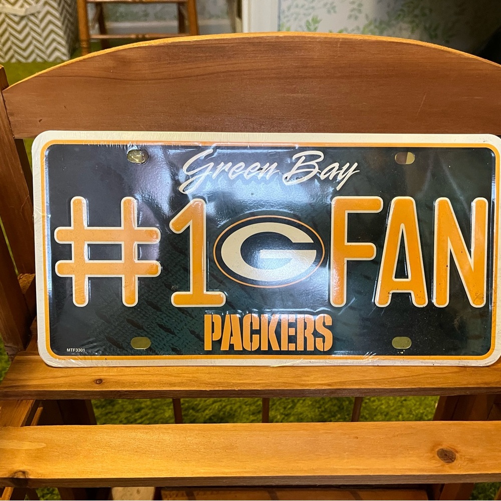 Green Bay Packers #1 Fan License Plate